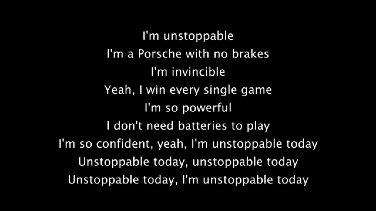 sia unstoppable song